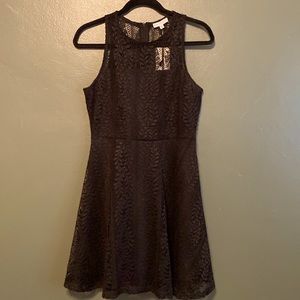 Black Lace “Spirit of Grace” mini dress. Size Med—NEW WITH TAGS.